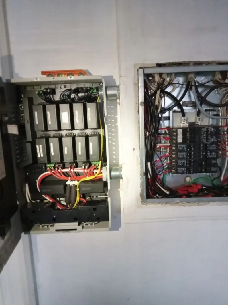 Electrical panel upgrade completed for Indoor Lighting Installation in Spencer